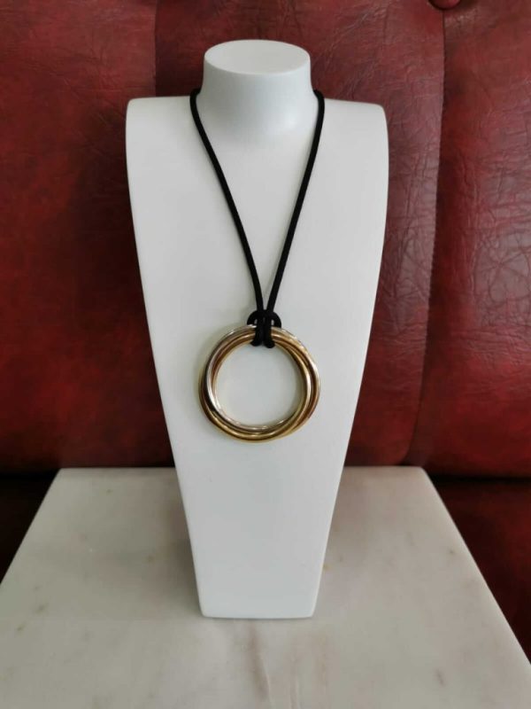 Collier vintage cercle – Image 4