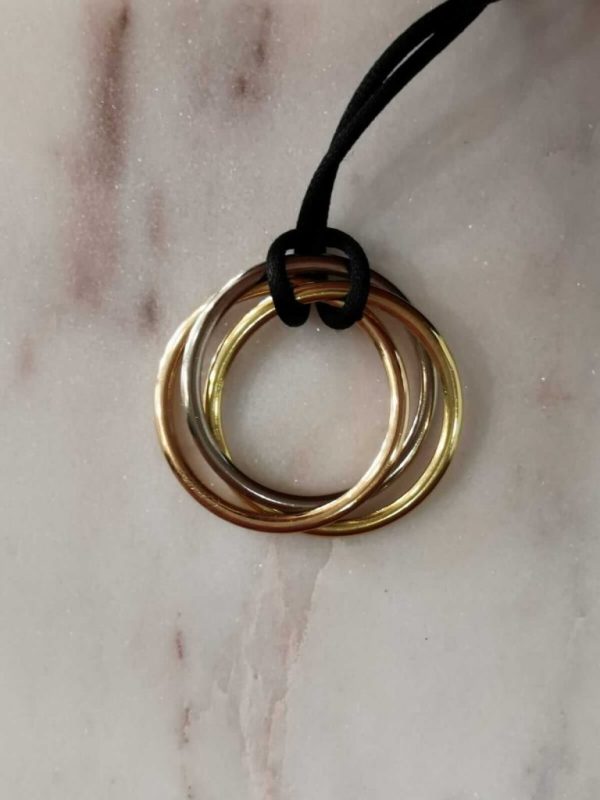 Collier vintage cercle – Image 2
